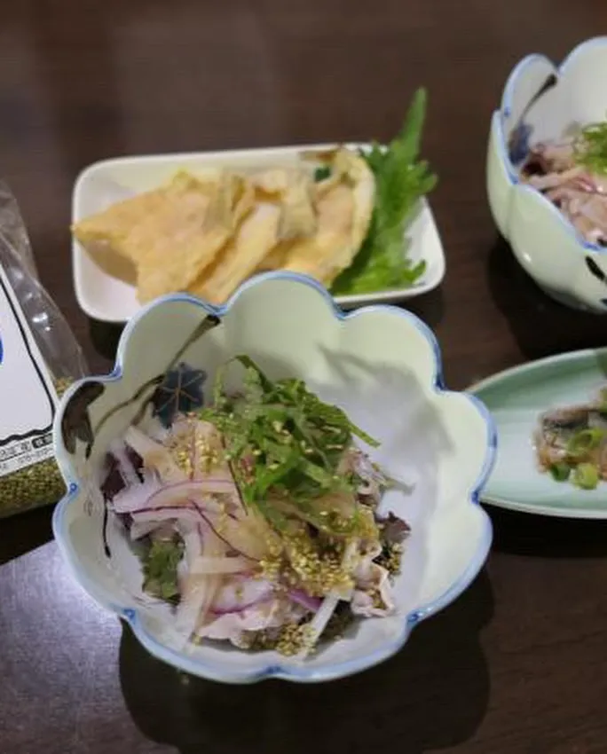 ごまわさびと「玉ねぎたっぷりの冷しゃぶサラダ」
