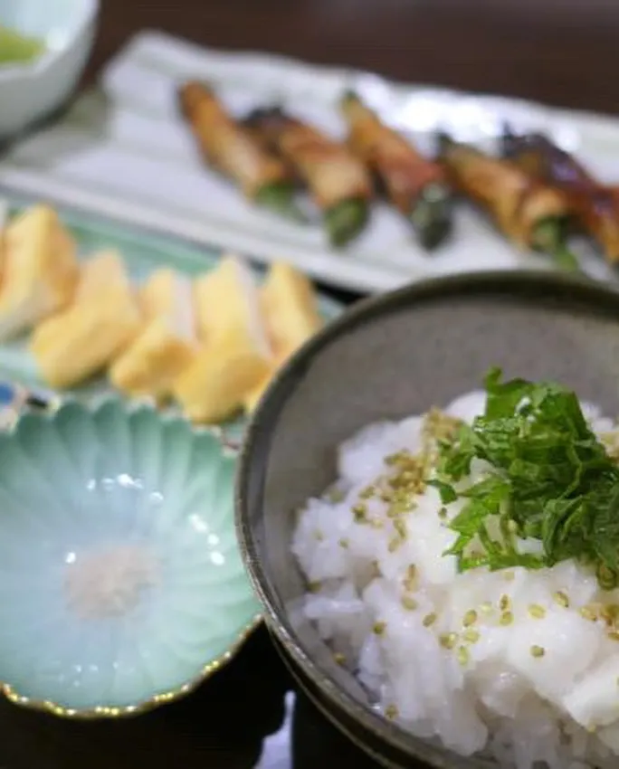 ごまわさびと「長芋とろろご飯」